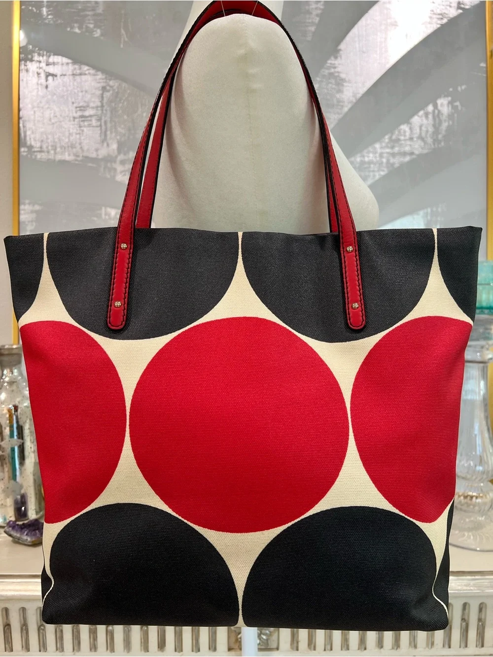 Kate Spade Deborah Dot Bon Shopper Tote.